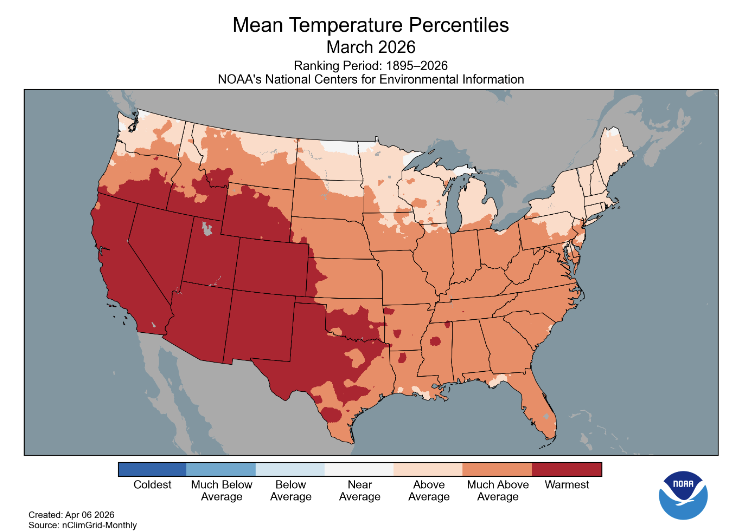 NOAA National Climate Report | MTS Insights